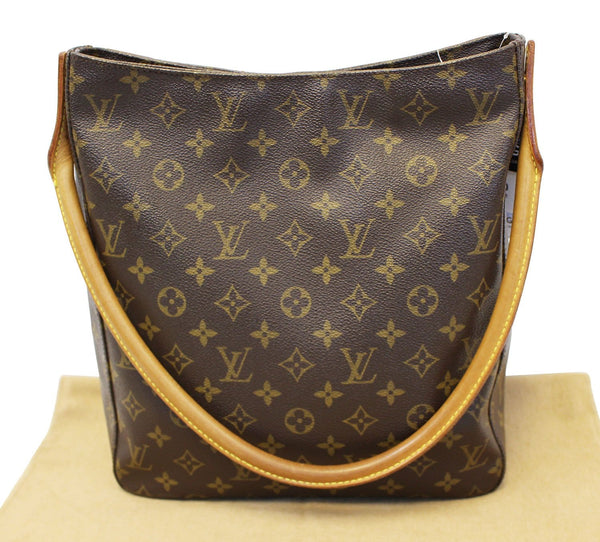 LOUIS VUITTON Used Shoulder Bag Monogram Canvas Looping GM 