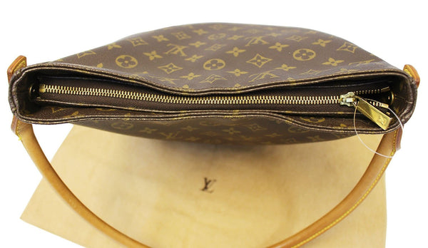 LOUIS VUITTON Used Shoulder Bag Monogram Canvas Looping GM