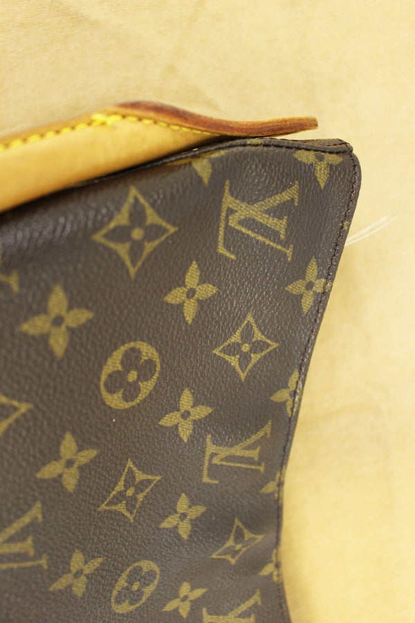 LOUIS VUITTON Used Shoulder Bag Monogram Canvas Looping GM