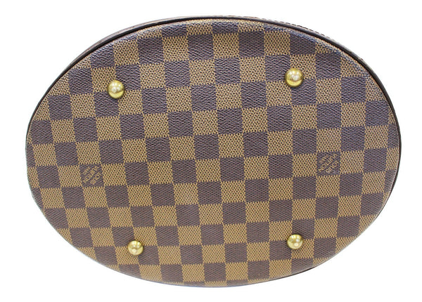 LOUIS VUITTON Damier Ebene Bucket GM Shoulder Bag