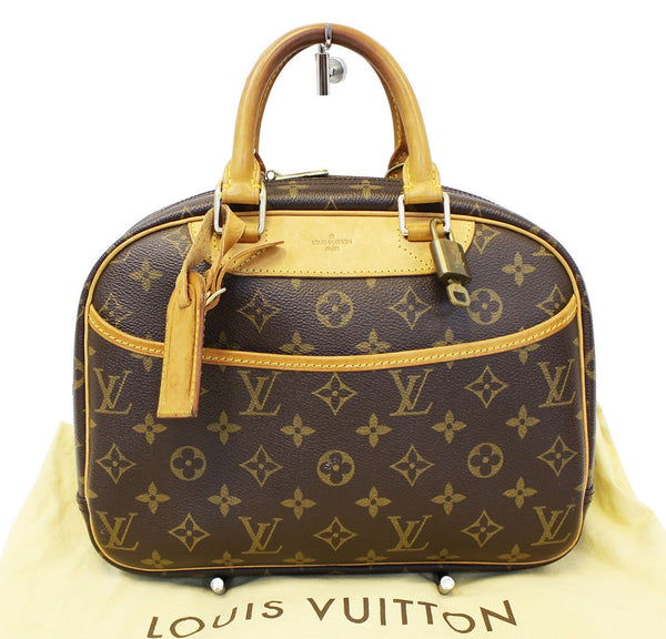 LOUIS VUITTON Monogram Canvas Trouville Satchel Bag