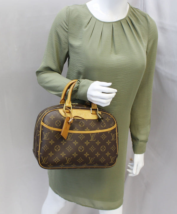 LOUIS VUITTON Monogram Canvas Trouville Satchel Bag