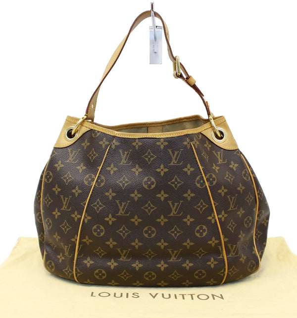 LOUIS VUITTON Monogram Galliera PM Brown Shoulder Handbag