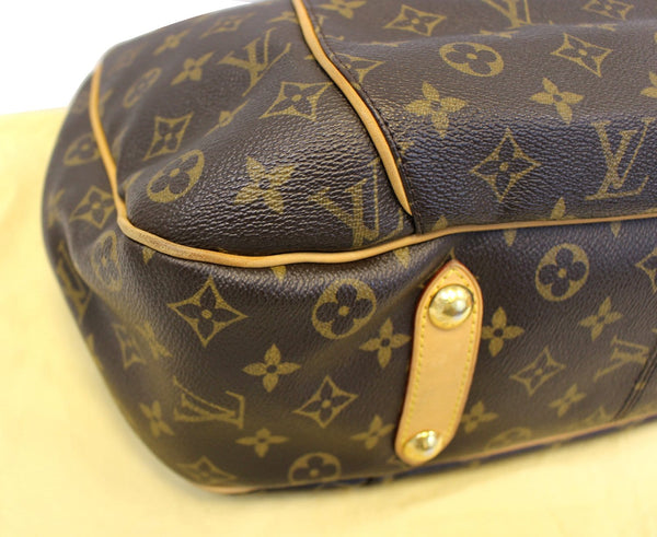 LOUIS VUITTON Monogram Galliera PM Brown Shoulder Handbag