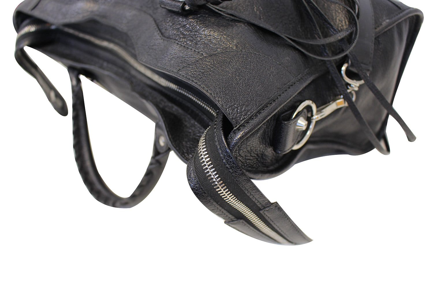 Balenciaga City Classic Metallic Edge Bag Leather Medium Black