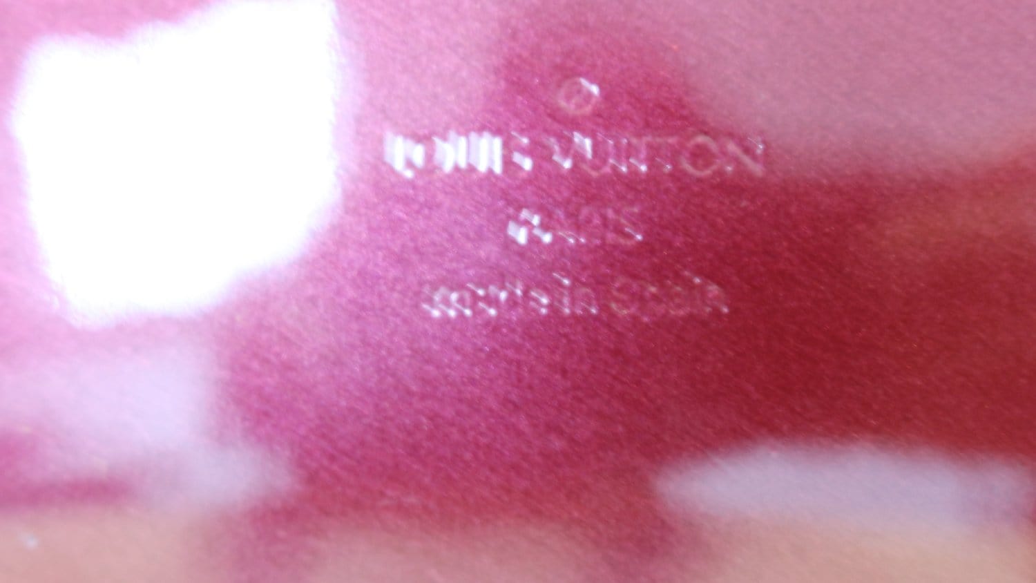 Louis Vuitton Louis Vuitton Pochette SoBe Red Rouge Grenadine
