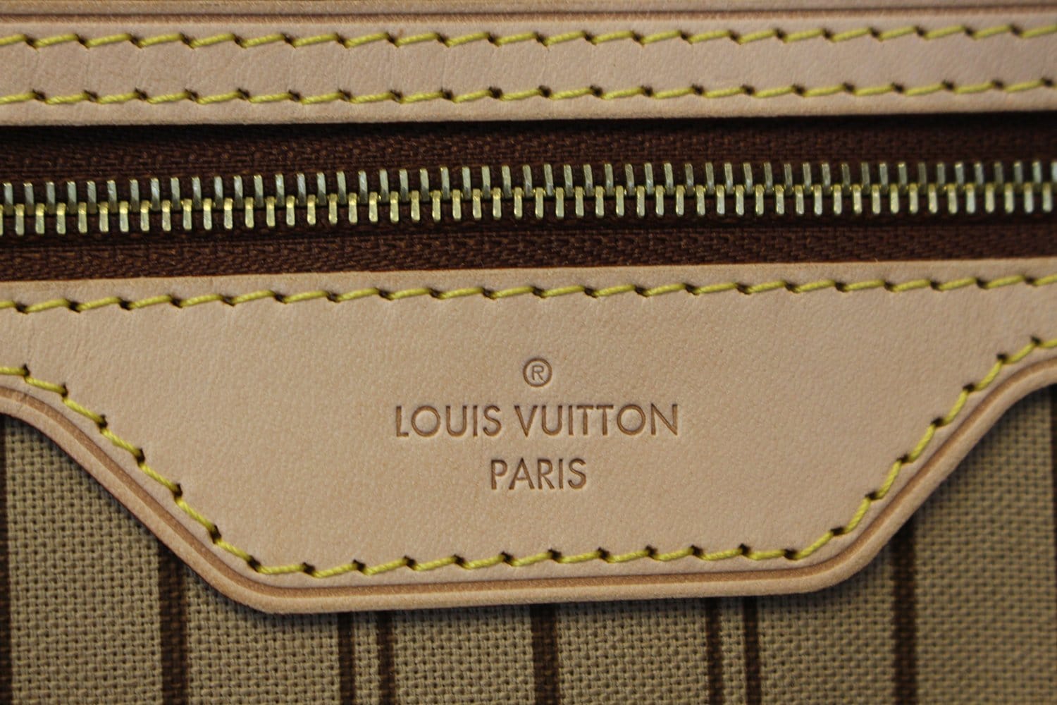 Louis Vuitton, Bags, Authentic Louis Vuitton Replacement Pocket Zipper  Heat Stamp Delightful Mm Bag