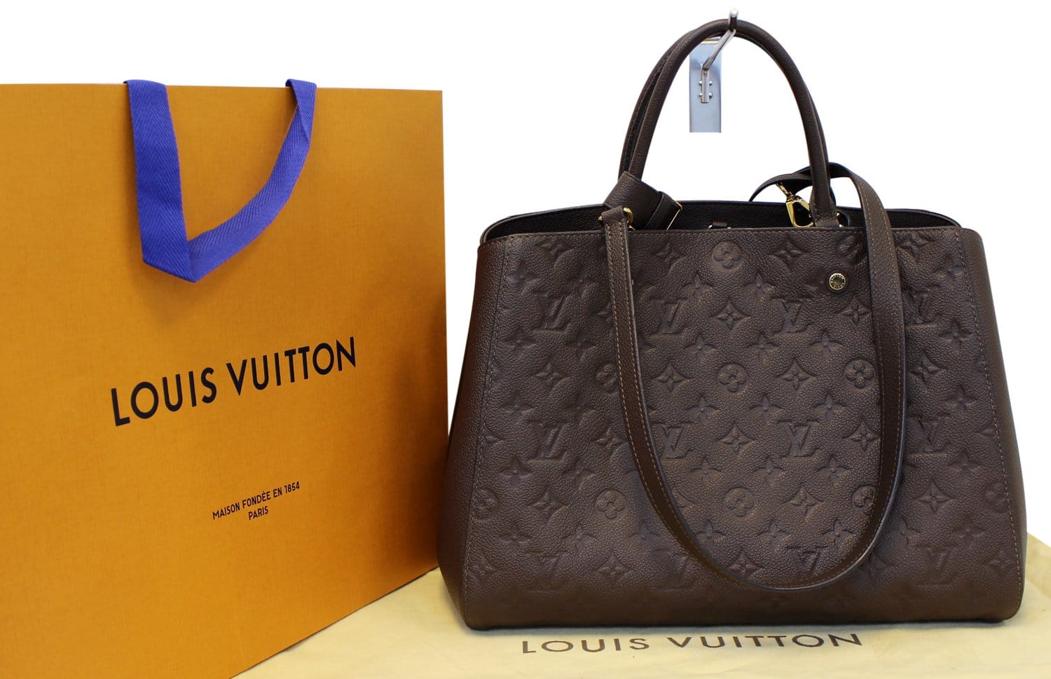 Sold at Auction: Louis Vuitton Monogram Empreinte Montaigne GM