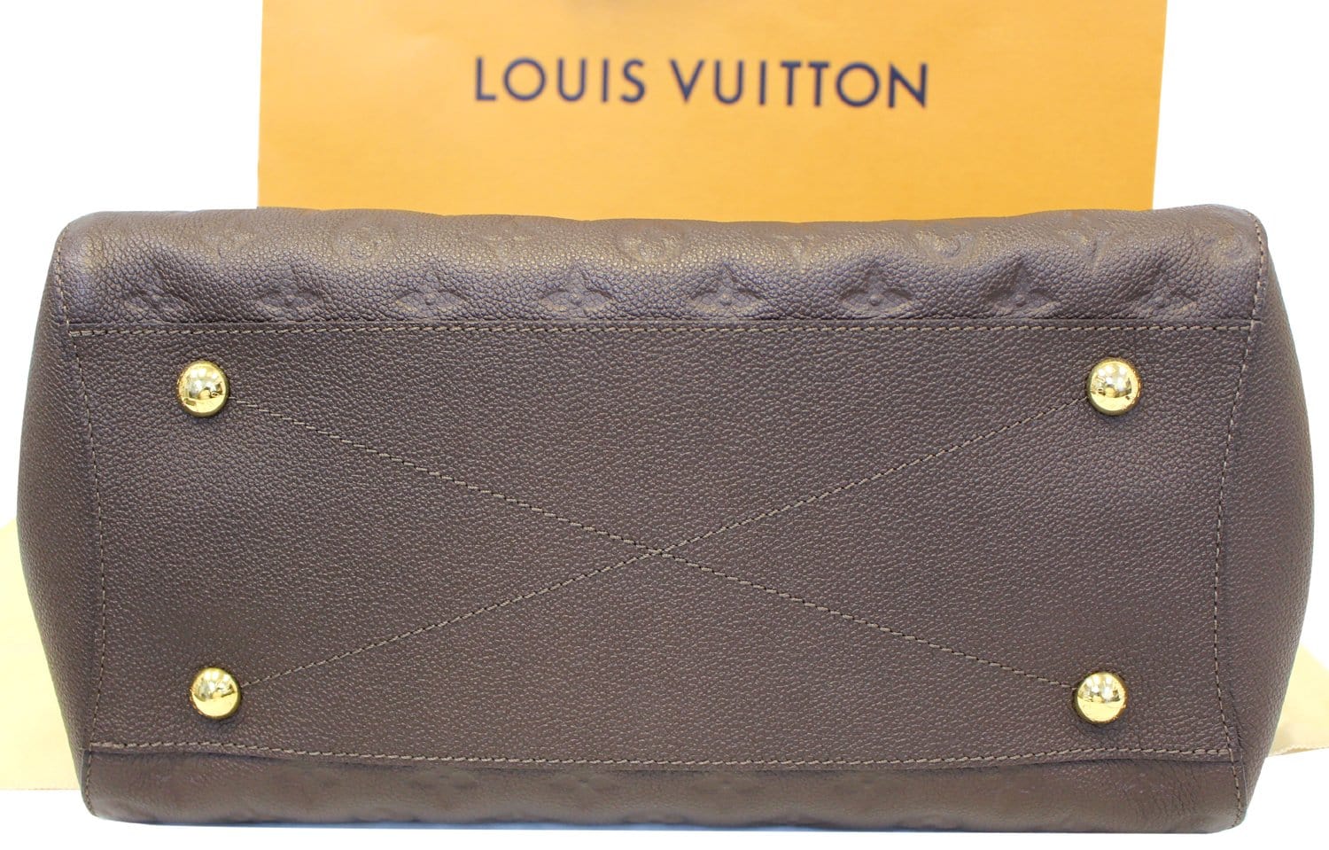 Louis Vuitton Terre Monogram Empreinte Montaigne GM Bag- Yoogi's