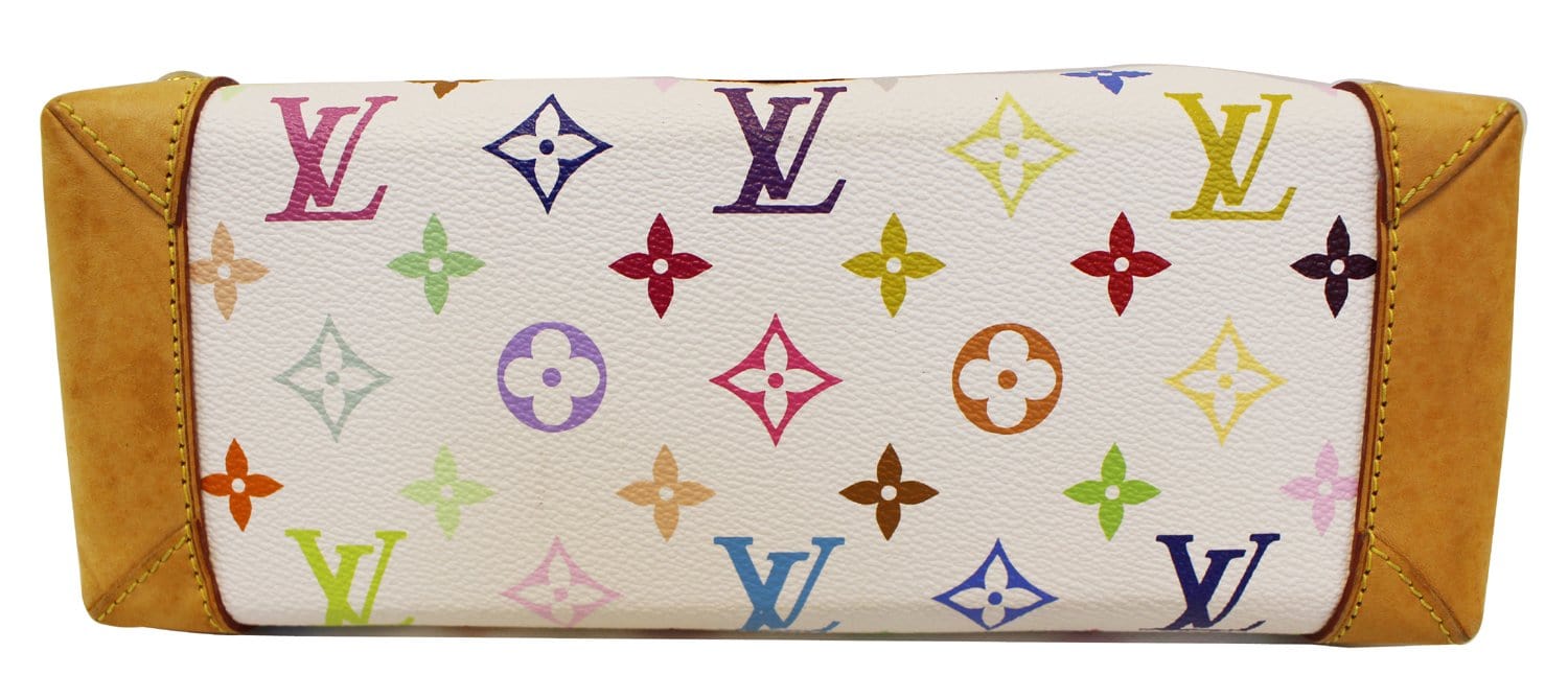 Vintage Louis Vuitton White Multicolor Monogram Mini Shoulder Bag –  Treasures of NYC