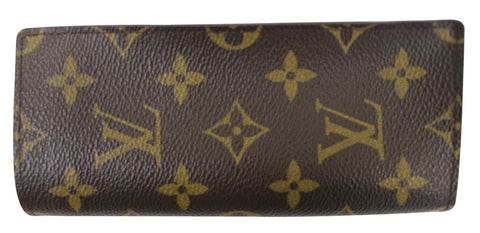 LOUIS VUITTON Monogram Etui Lunettes Glasses Case