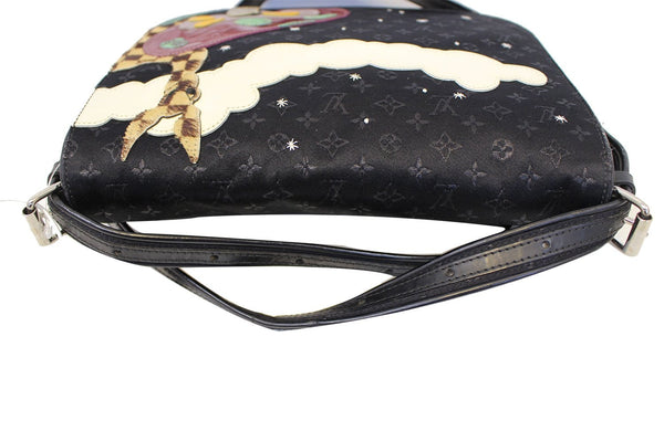 LOUIS VUITTON Black Monogram Patchwork Conte de Fee Musette Bag Limited