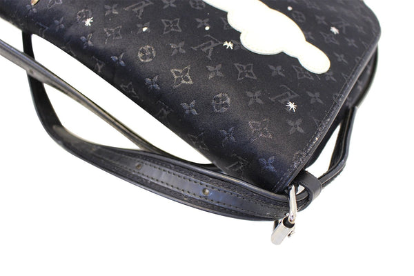 LOUIS VUITTON Black Monogram Patchwork Conte de Fee Musette Bag Limited