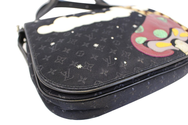 LOUIS VUITTON Black Monogram Patchwork Conte de Fee Musette Bag Limited