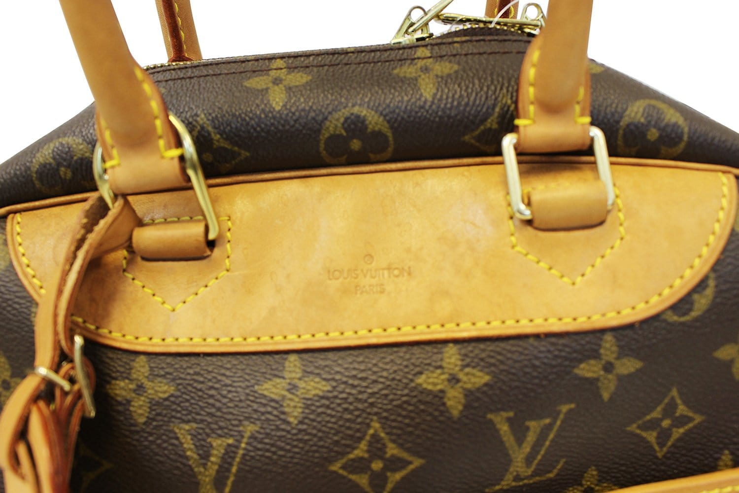 Louis Vuitton, Bags, Louis Vuitton Lv Deauville Hand Bag Monogram Leather  Brown France M4727 82bw695