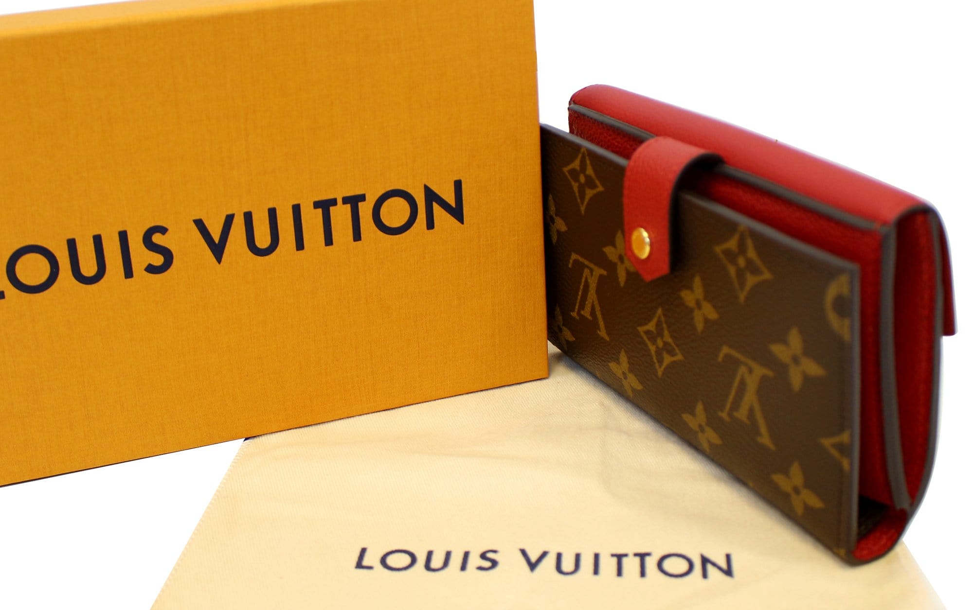 Louis Vuitton Monogram Pallas Wallet Cerise 
