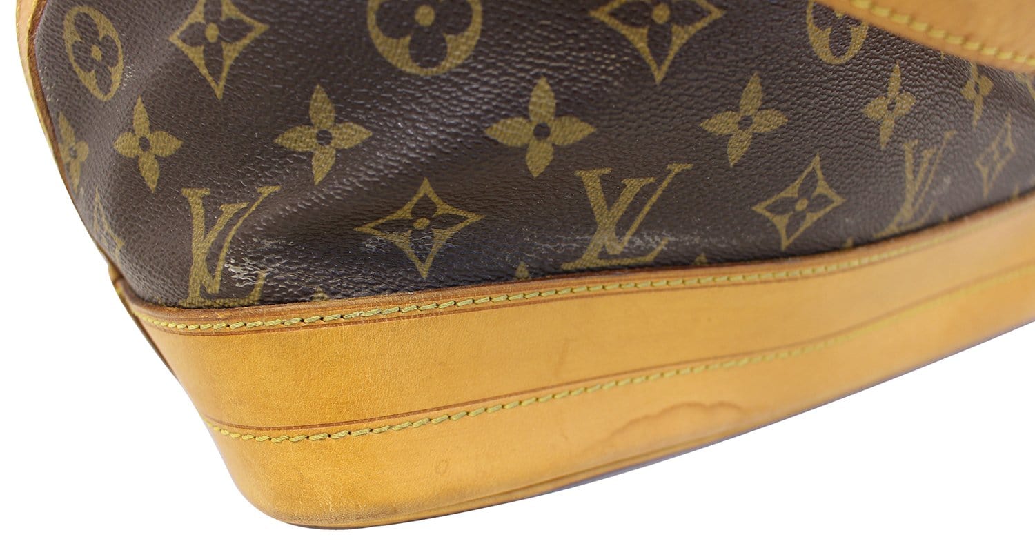 Authentic Louis Vuitton Monogram Noe Brown Shoulder bag #14685