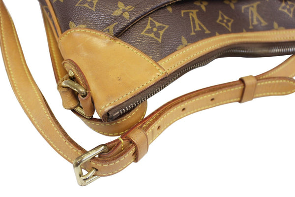 LOUIS VUITTON Monogram Canvas Brown Odeon MM Crossbody Bag