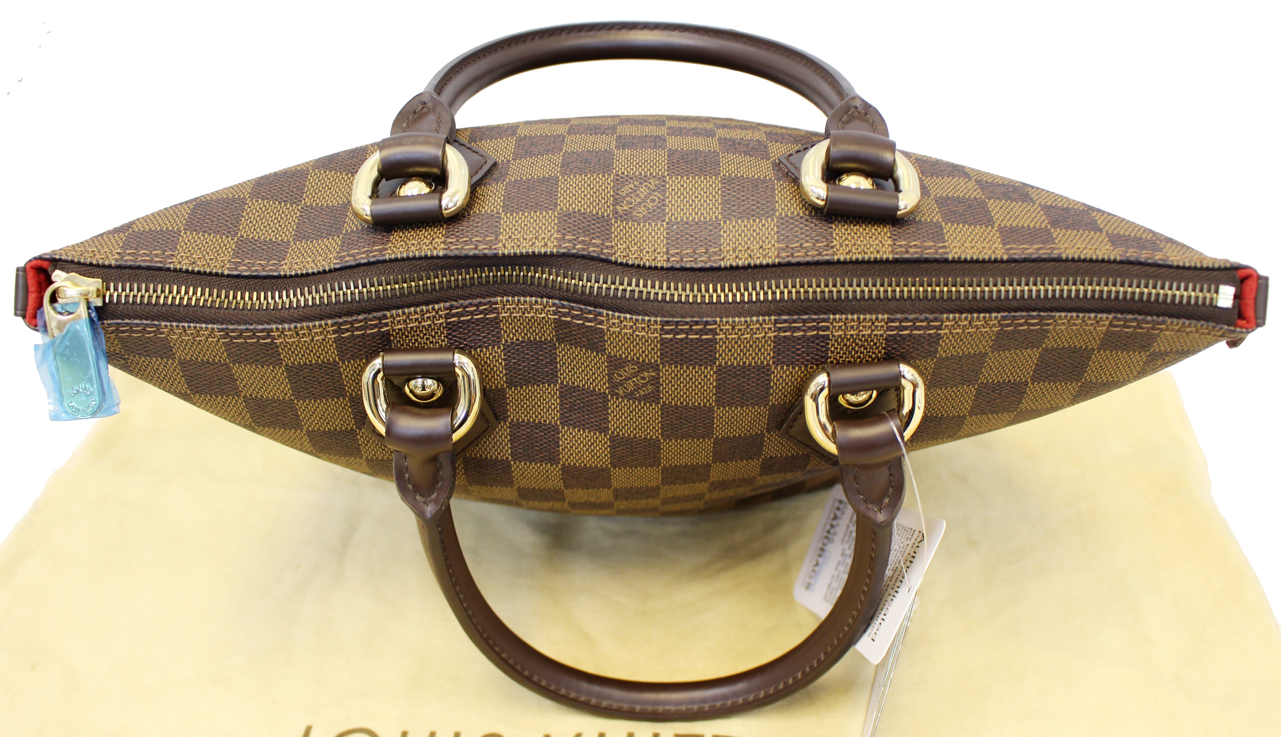 LOUIS VUITTON Saleya PM Damier Ebene Tote Bag Brown