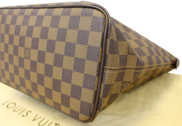 LOUIS VUITTON Saleya PM  Damier Ebene Brown Tote Shoulder Bag