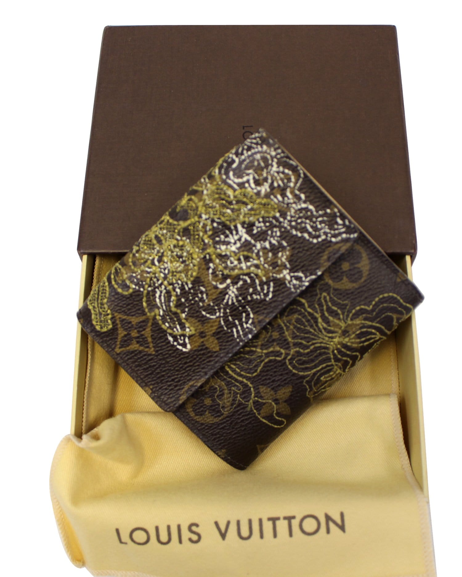 Louis vuitton wallet With paper bag - SOLID GOLD Jewelry