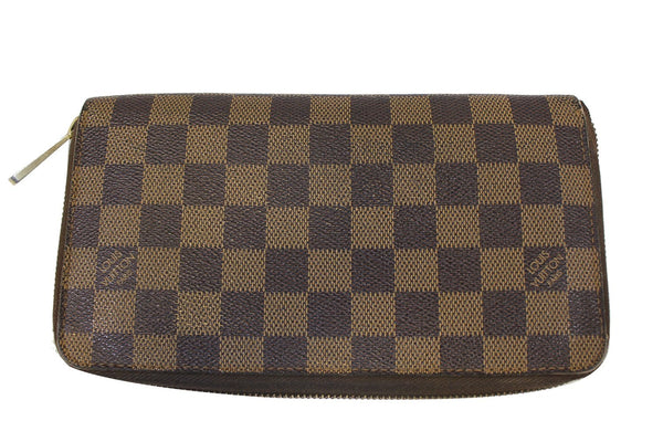 LOUIS VUITTON Damier Ebene Zippy Long Wallet