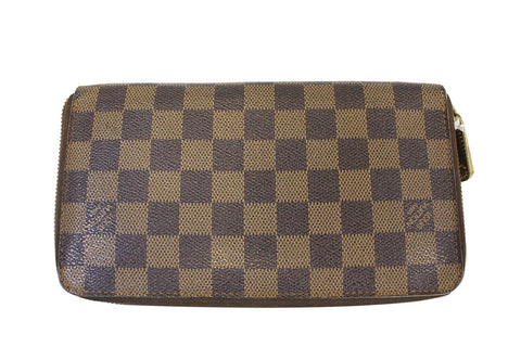 LOUIS VUITTON Damier Ebene Zippy Long Wallet