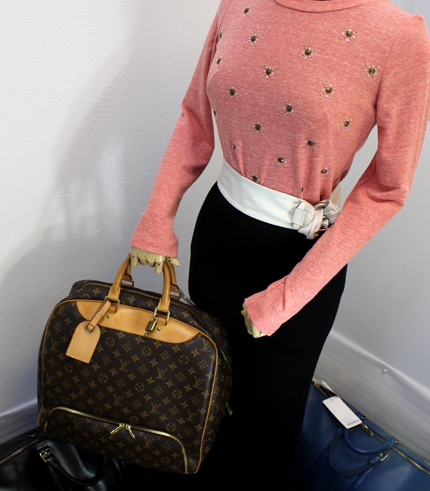 Louis Vuitton Monogram Evasion Evazion Boston Bag Handbag Sports