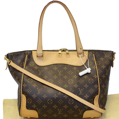 LOUIS VUITTON Estrela MM NM Monogram Canvas Brown Shoulder Bag