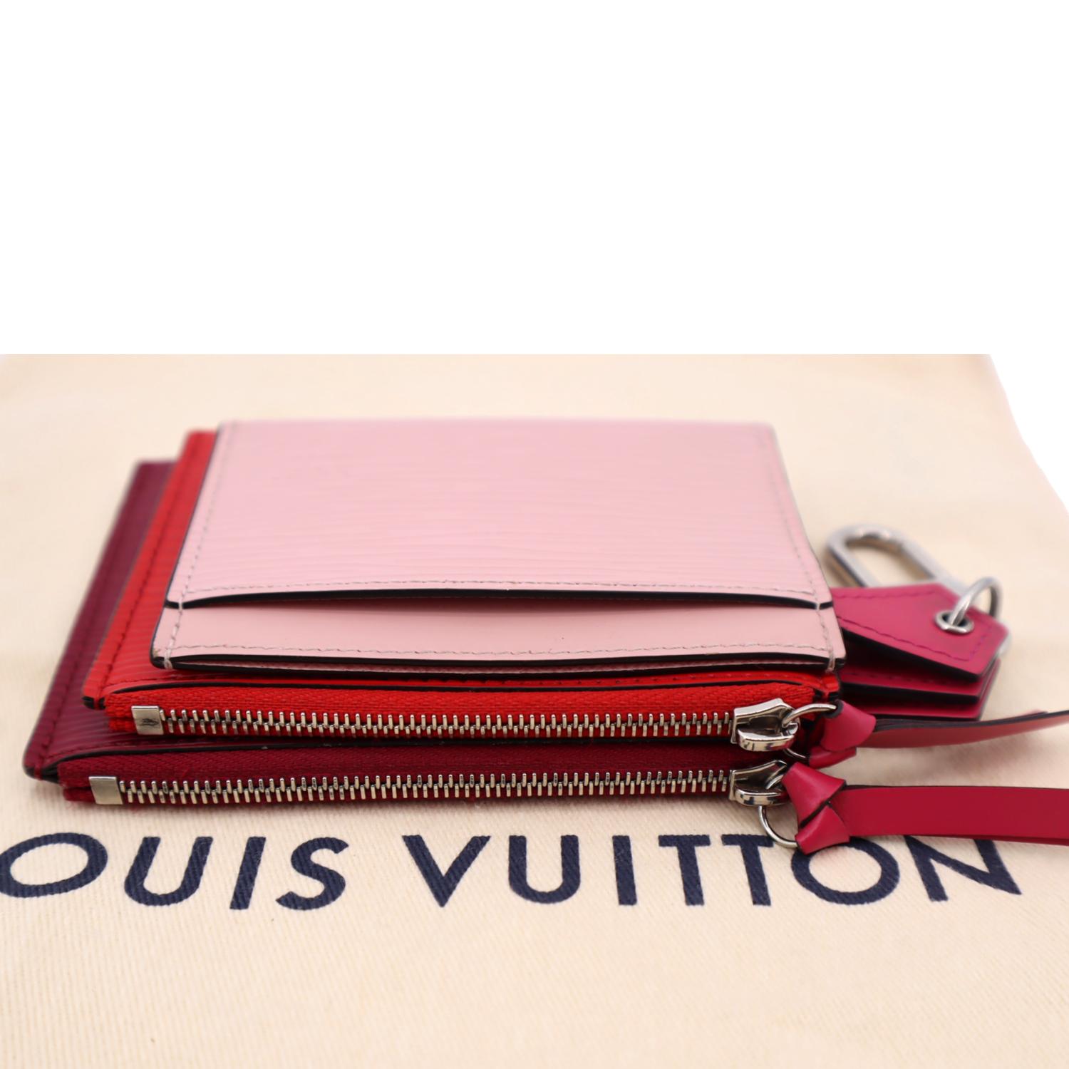 Louis Vuitton EPI Womens Card Holders, Pink