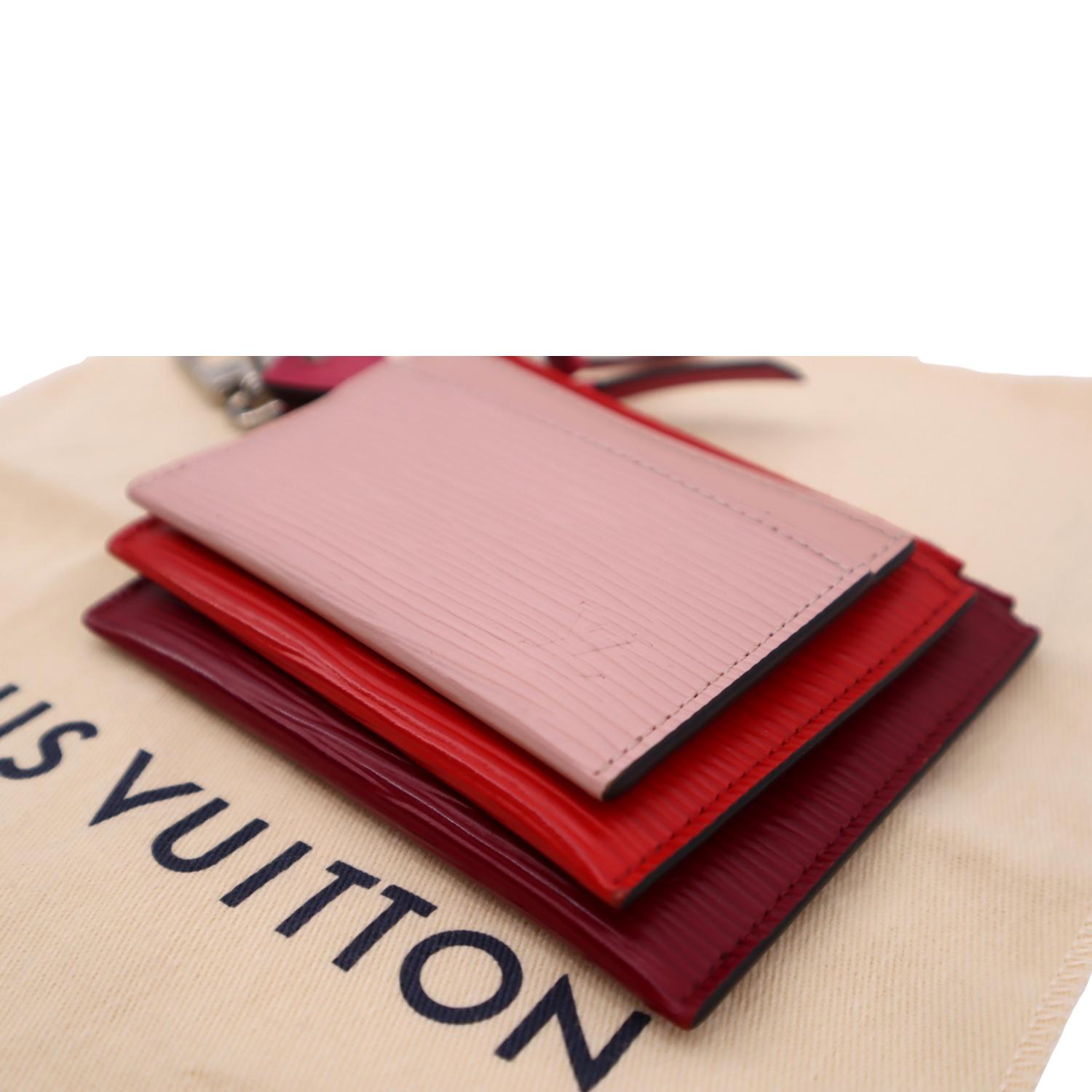Louis Vuitton - Epi Leather Card Holder Red