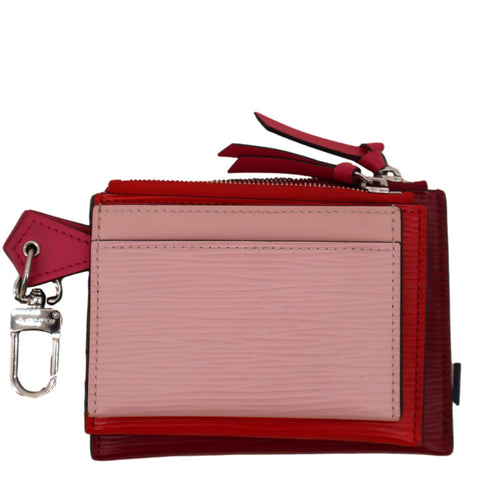 Louis Vuitton Supreme Red White Epi Leather LV Logo Pocket Organizer Wallet
