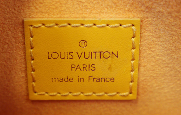 LOUIS VUITTON Jasmine Epi Leather Satchel Bag Yellow