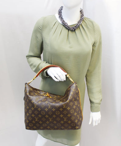 LOUIS VUITTON Monogram Canvas Sully PM Shoulder Bag