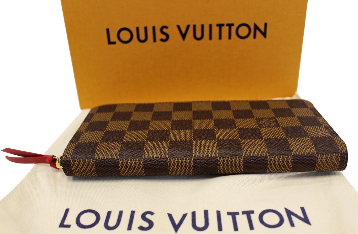 Louis Vuitton Damier Ebene Clemence Wallet (SHF-bERHGs) – LuxeDH