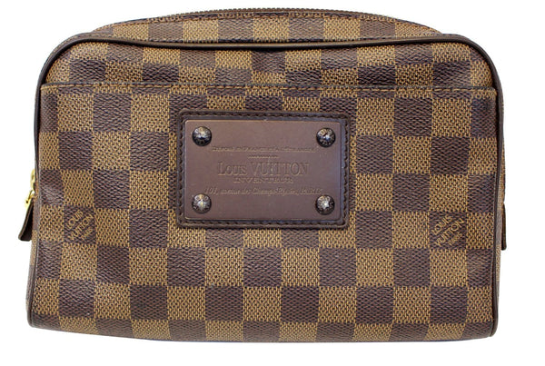 LOUIS VUITTON Damier Ebene Brown Brooklyn Bum Bag