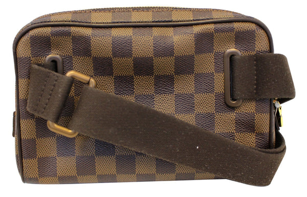 LOUIS VUITTON Damier Ebene Brown Brooklyn Bum Bag