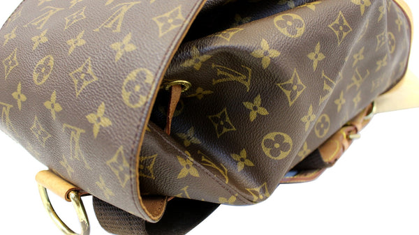 LOUIS VUITTON Monogram Canvas Brown Montsouris GM Backpack Bag