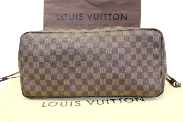 LOUIS VUITTON Damier Ebene Neverfull GM Brown Tote Bag