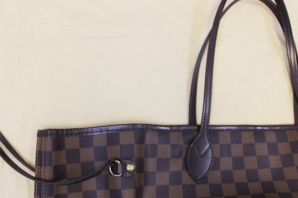 LOUIS VUITTON Damier Ebene Neverfull GM Brown Tote Bag