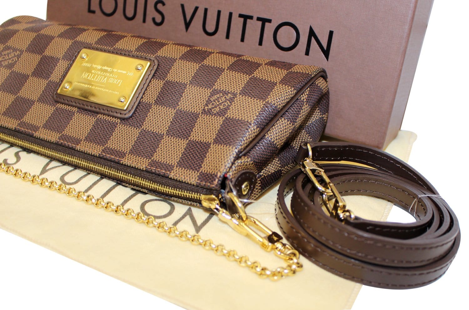 Louis Vuitton Eva Clutch Damier Ebene ○ Labellov ○ Buy and Sell