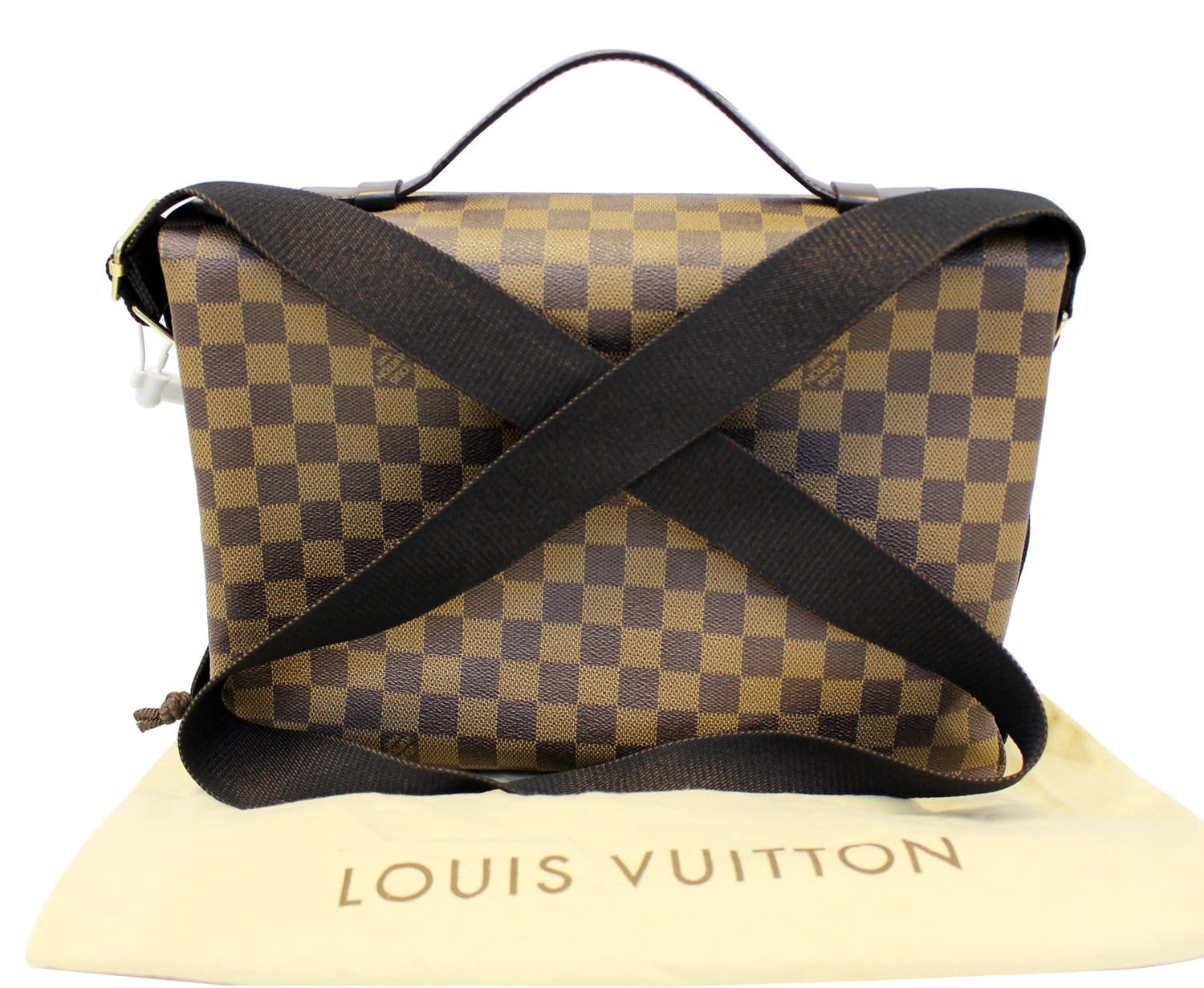 Louis Vuitton Damier Ebene Canvas Broadway Messenger Bag Louis Vuitton