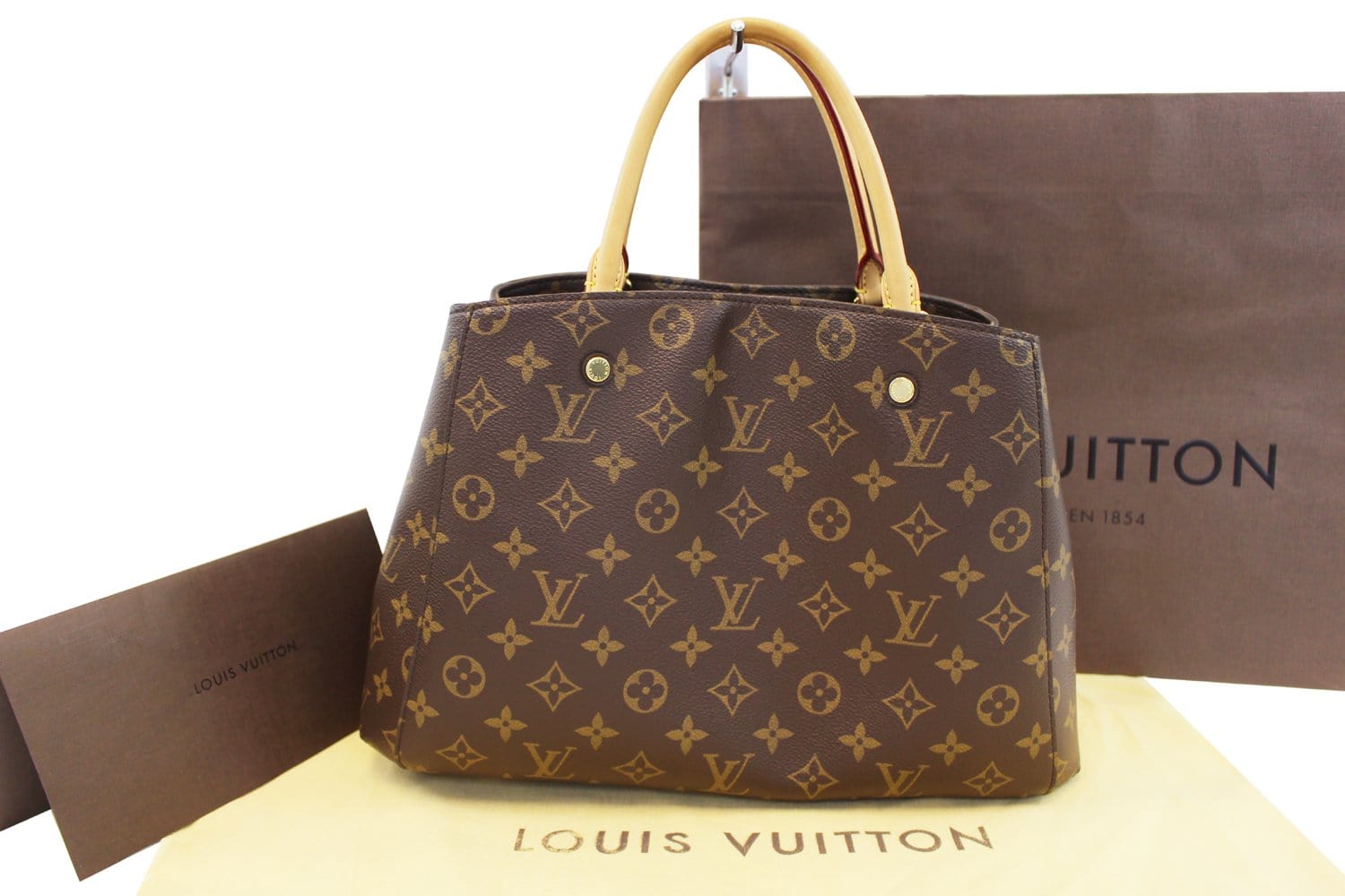 Louis Vuitton Da Vinci Montaigne Tote Bag