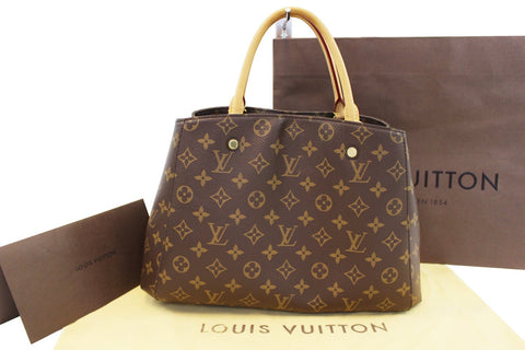 LOUIS VUITTON Monogram Canvas Montaigne MM Bag