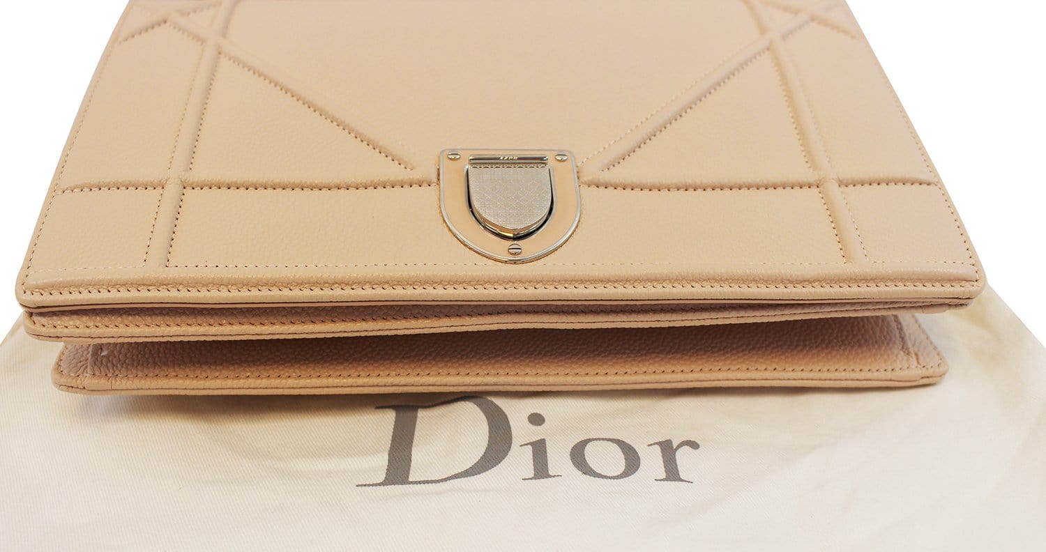 Dior // Burgundy & Pale Gold Diorama Shoulder Bag – VSP Consignment
