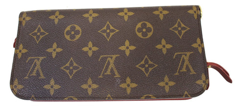 LOUIS VUITTON Monogram Canvas  Insolite Red Wallet