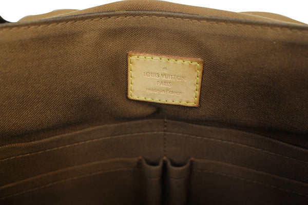 LOUIS VUITTON Monogram Canvas Brown Beaubourg MM Messenger Bag