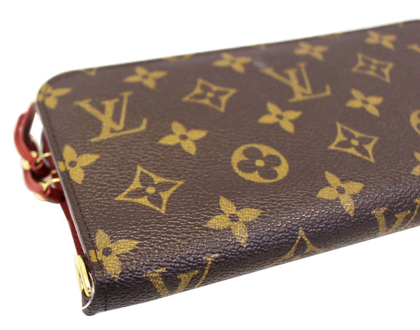 LOUIS VUITTON Monogram Canvas  Insolite Red Wallet