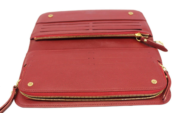 LOUIS VUITTON Monogram Canvas  Insolite Red Wallet