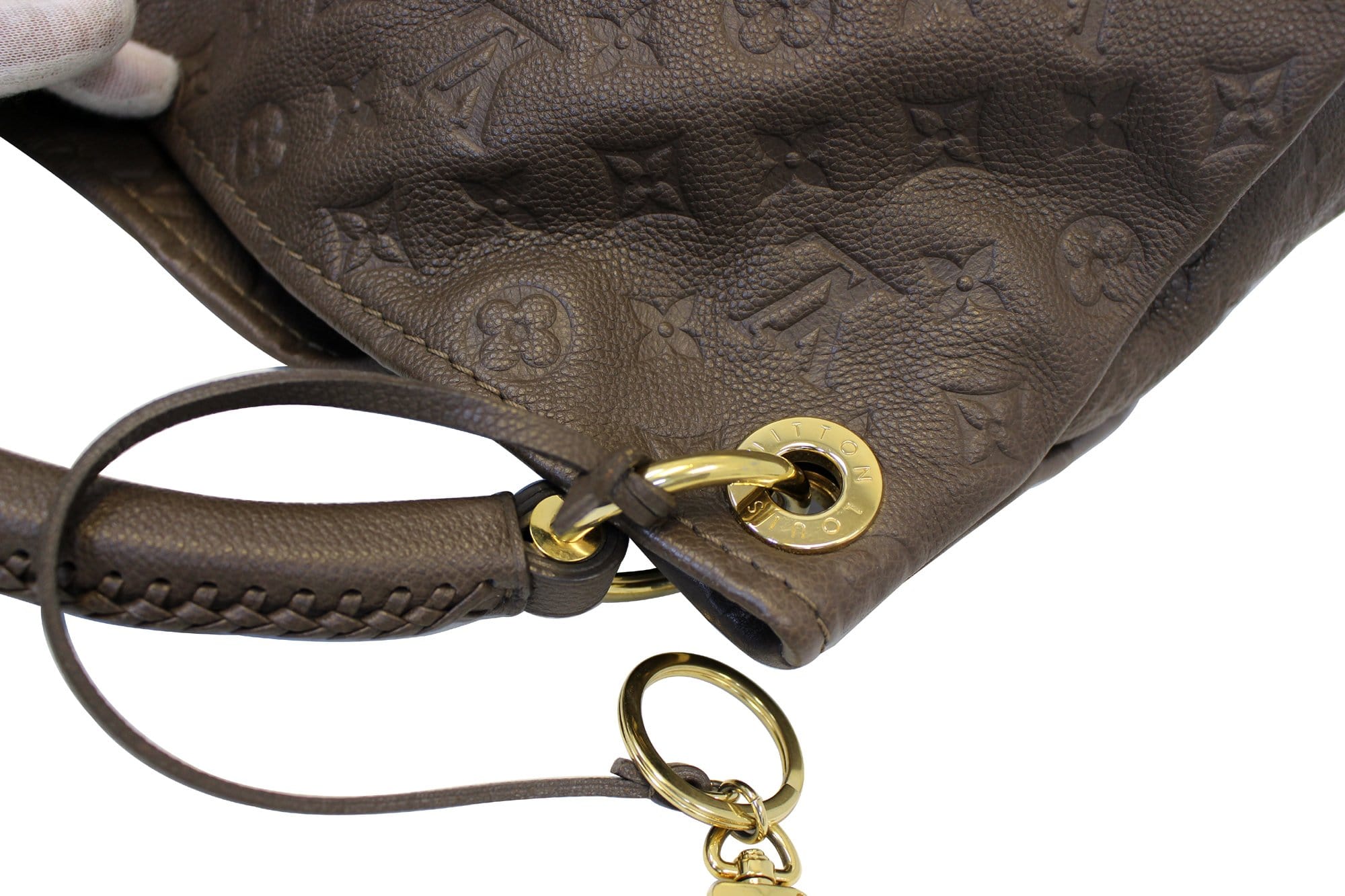 Louis Vuitton Amytheste Empreinte Leather Shoulder Strap at 1stDibs
